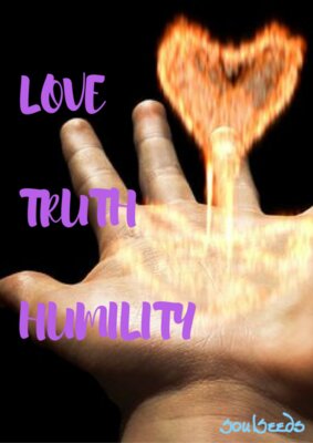 Love Truth Humility - Hand